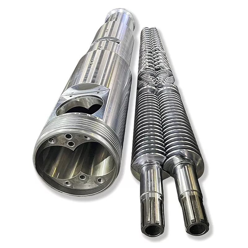Bimetallic Conical Twin Screw